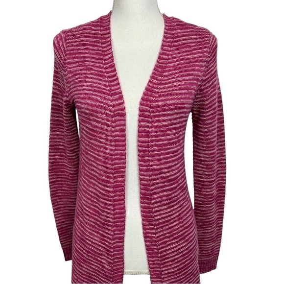 MAURICES Women’s Open Loose  Knit Cardigan Sweater Sz XS Multi Color Long Sleeve - Picture 2 of 12
